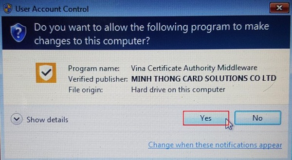 hướng dẫn cài đặt usb token chữ ký số vina-ca